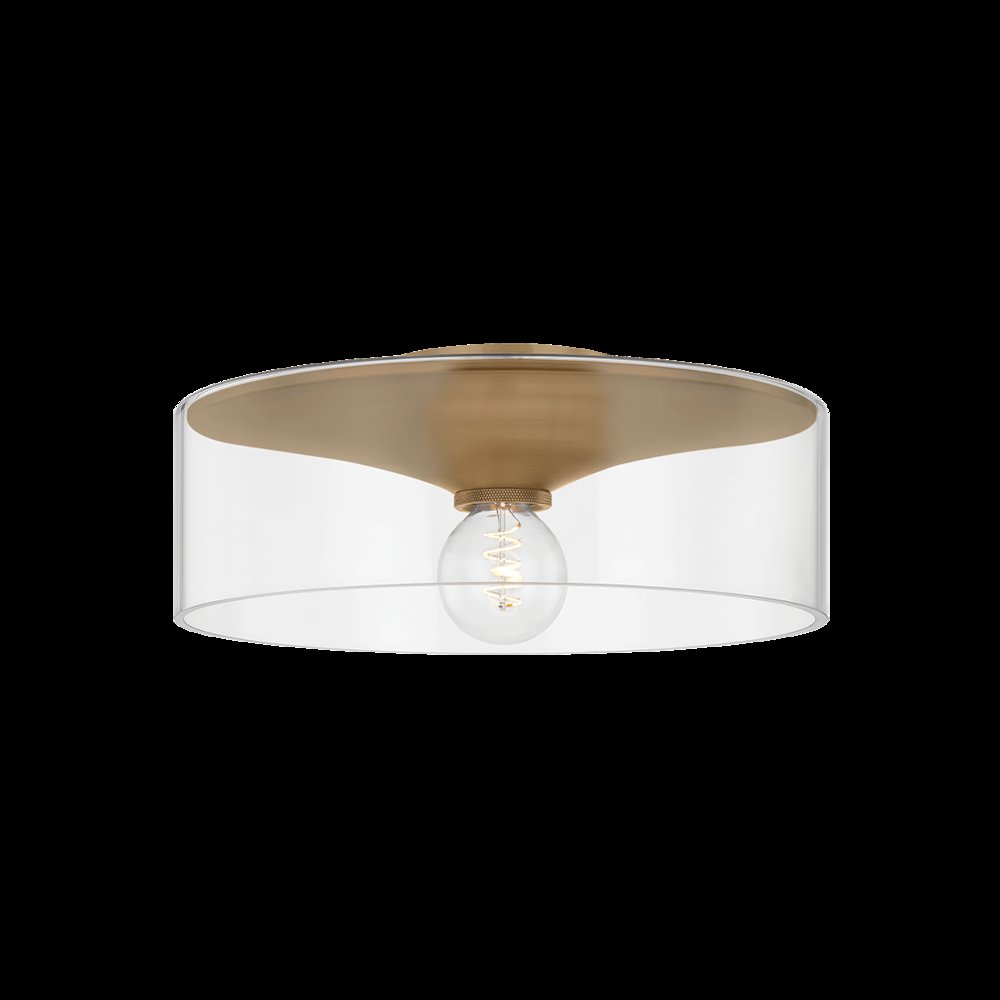 Killian Flush Mount, Patina Brass