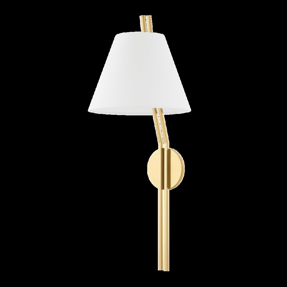 Shokan Wall Sconce, Aged Brass