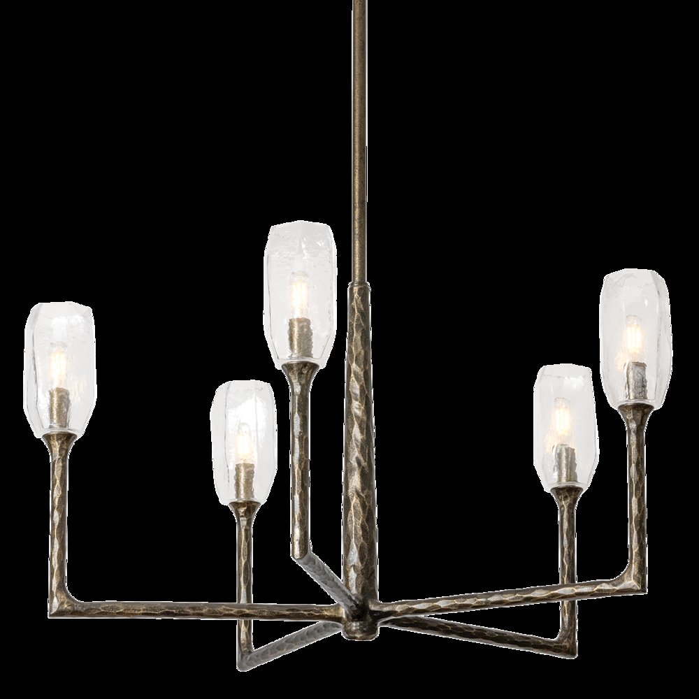Lyle Chandelier, Black Patina Gold