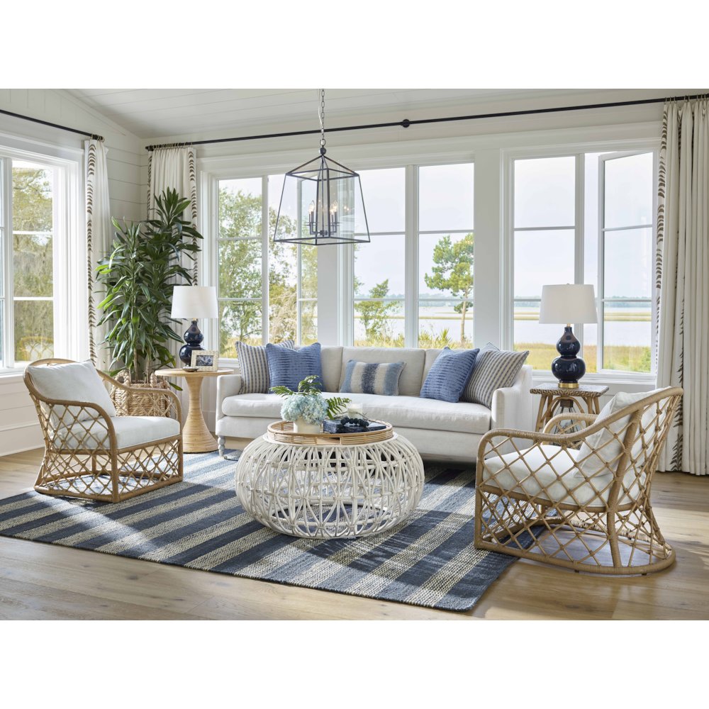 Miramar Accent Chair In Natural Rattan Color