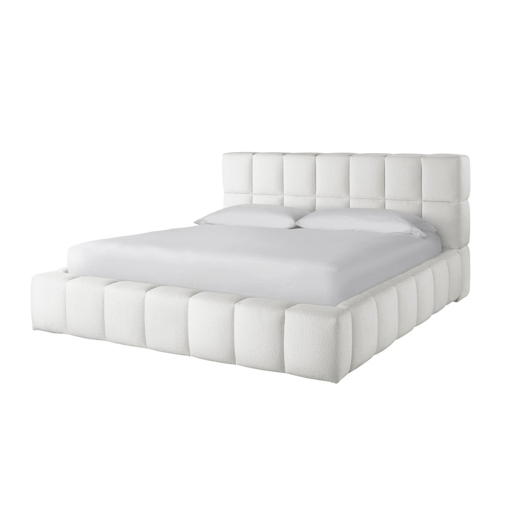Colina Bed Complete King 66 In Brushed Nickel Color