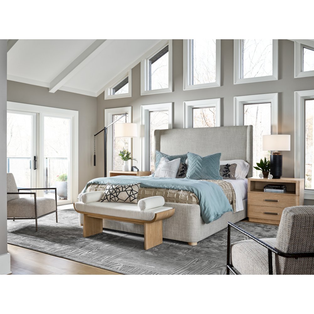 Daybreak Bed Complete King 66 In Brushed Nickel Color