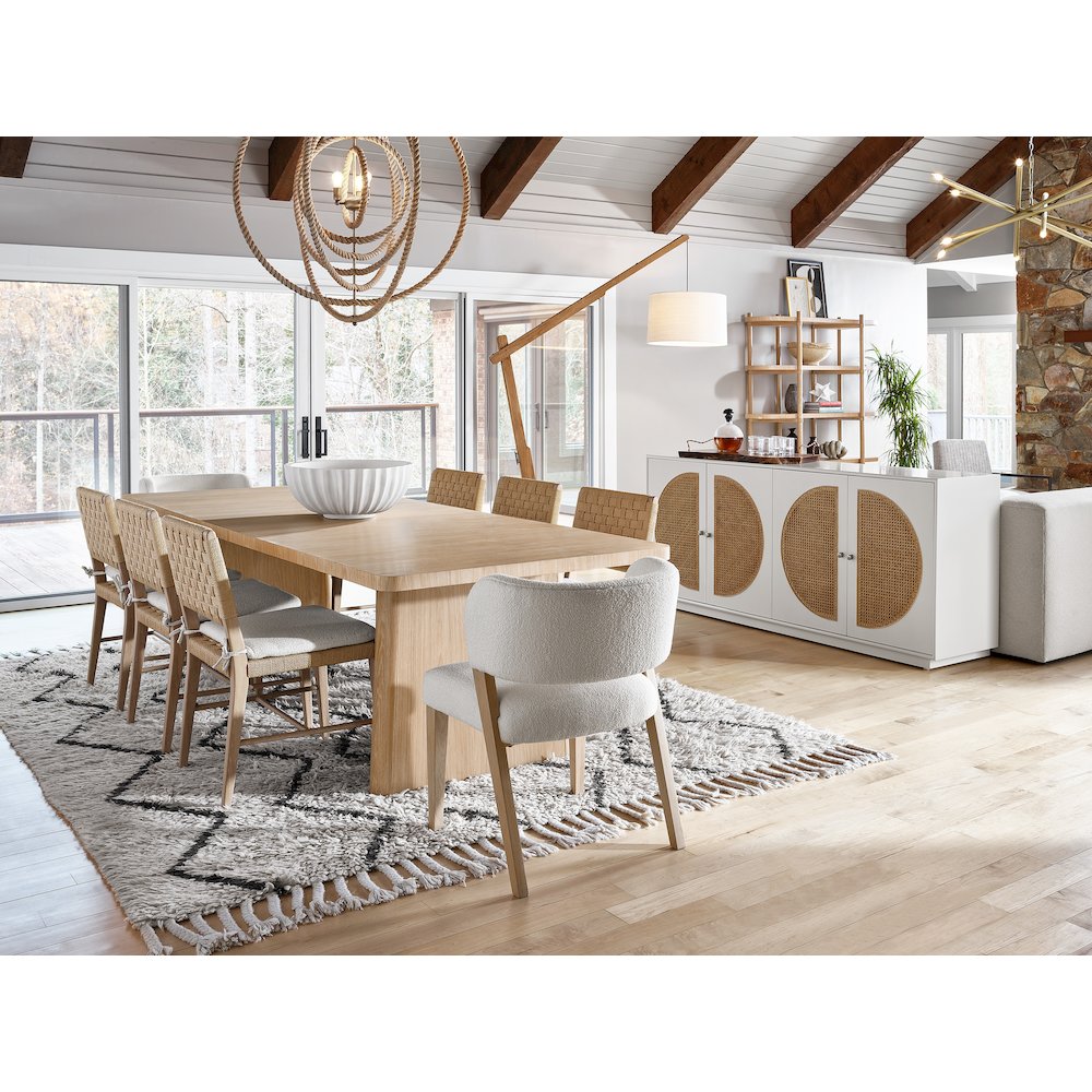 Nomad Dining Table In Tech Oak Color