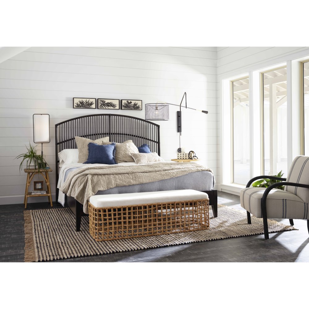 Wailea Accent Table In Natural Rattan Color