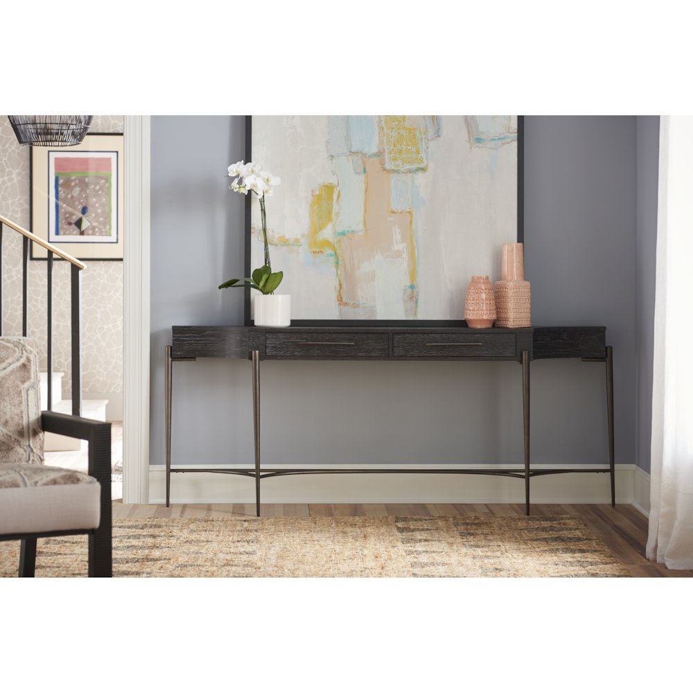 Oslo Console Table In Onyx Color