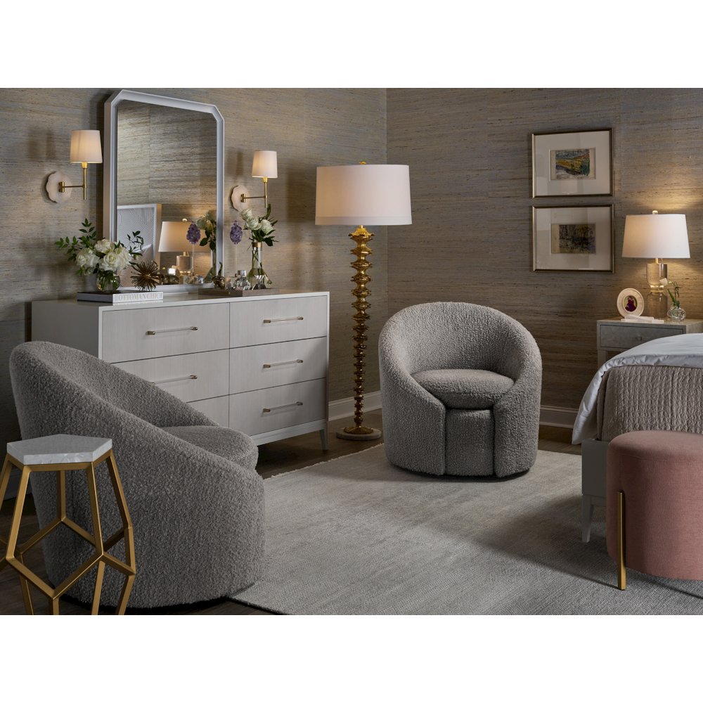 Brentwood Dresser In White Lacquer Color