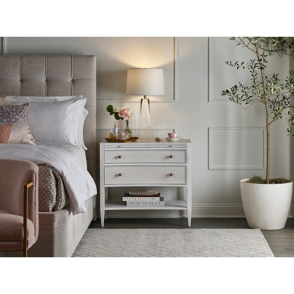 Uptown Bed King 66 In Alabaster Color