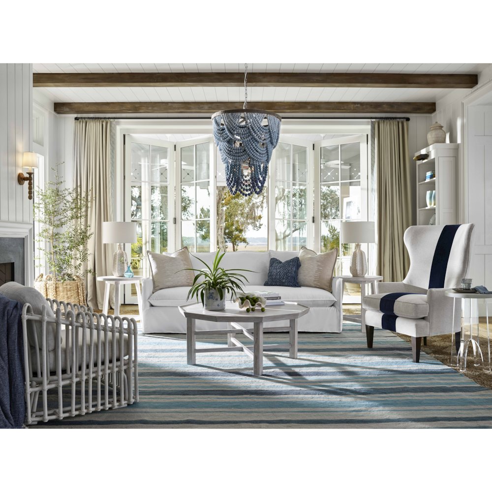 Surfside Wing Chair In Onyx Color