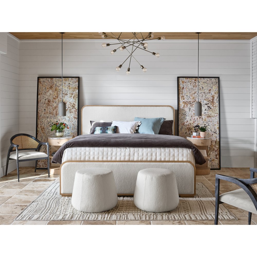 Nomad Bed Complete Queen 50 In Brushed Nickel Color