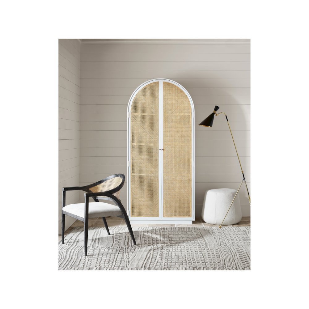 Golden Hour Utility Cabinet In Cane/Glacier Color