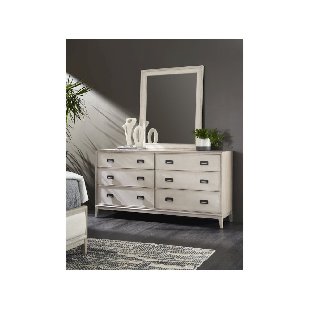 Accent Mirror In Rolling Fog Color