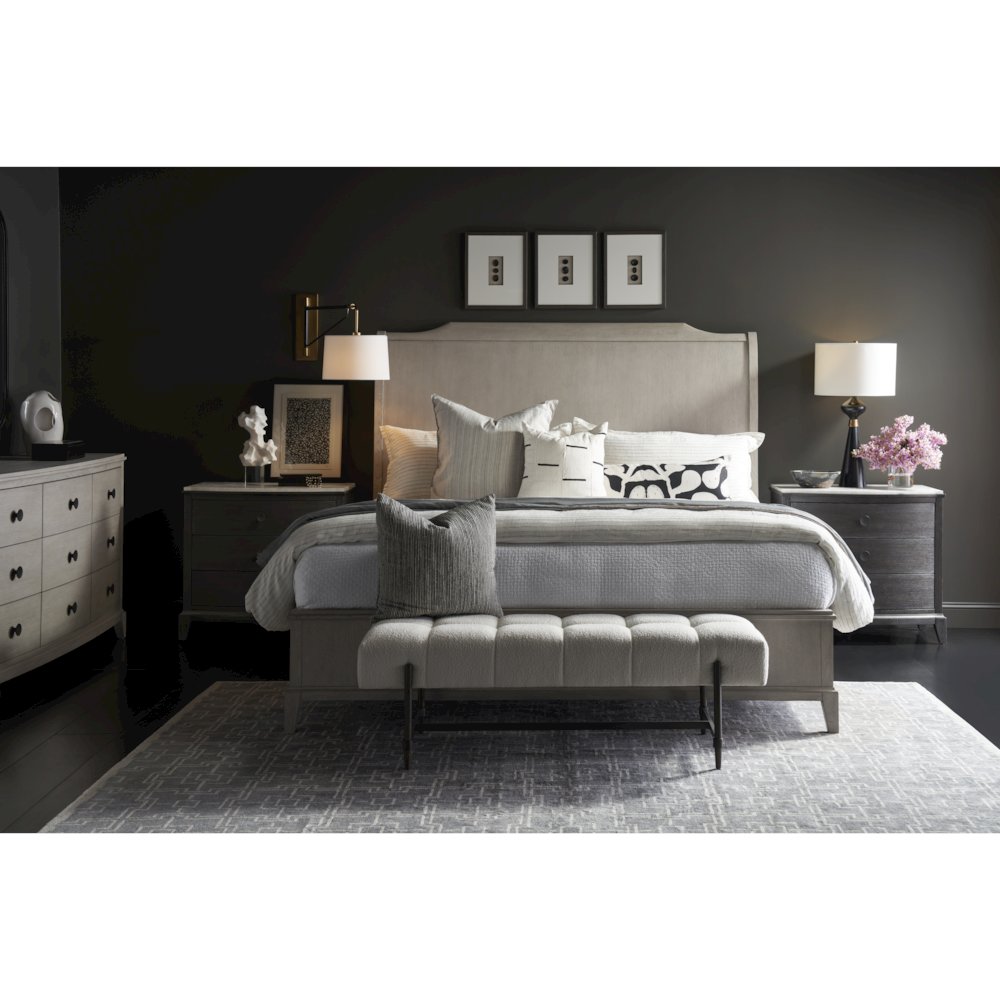 Nine Drawer Dresser In Rolling Fog Color