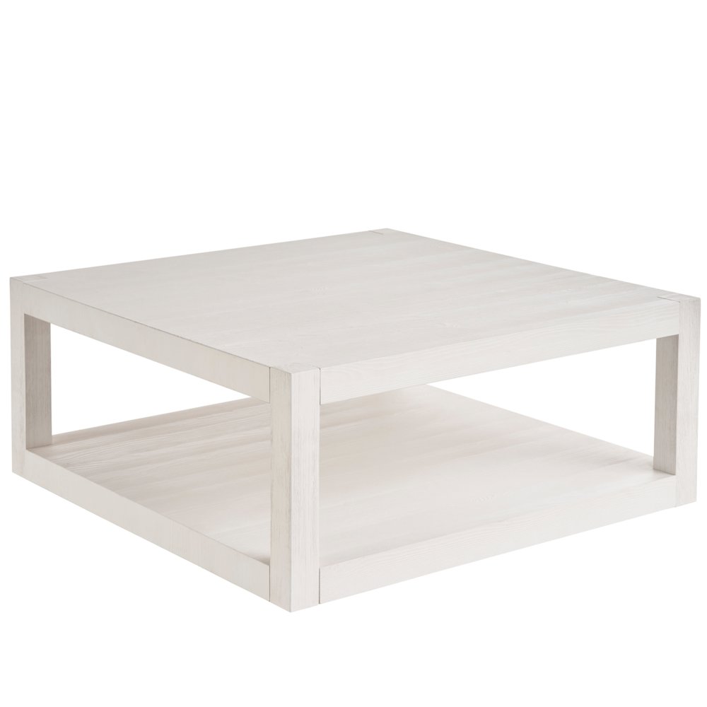Hermosa Square Cocktail Table In White Sand Color