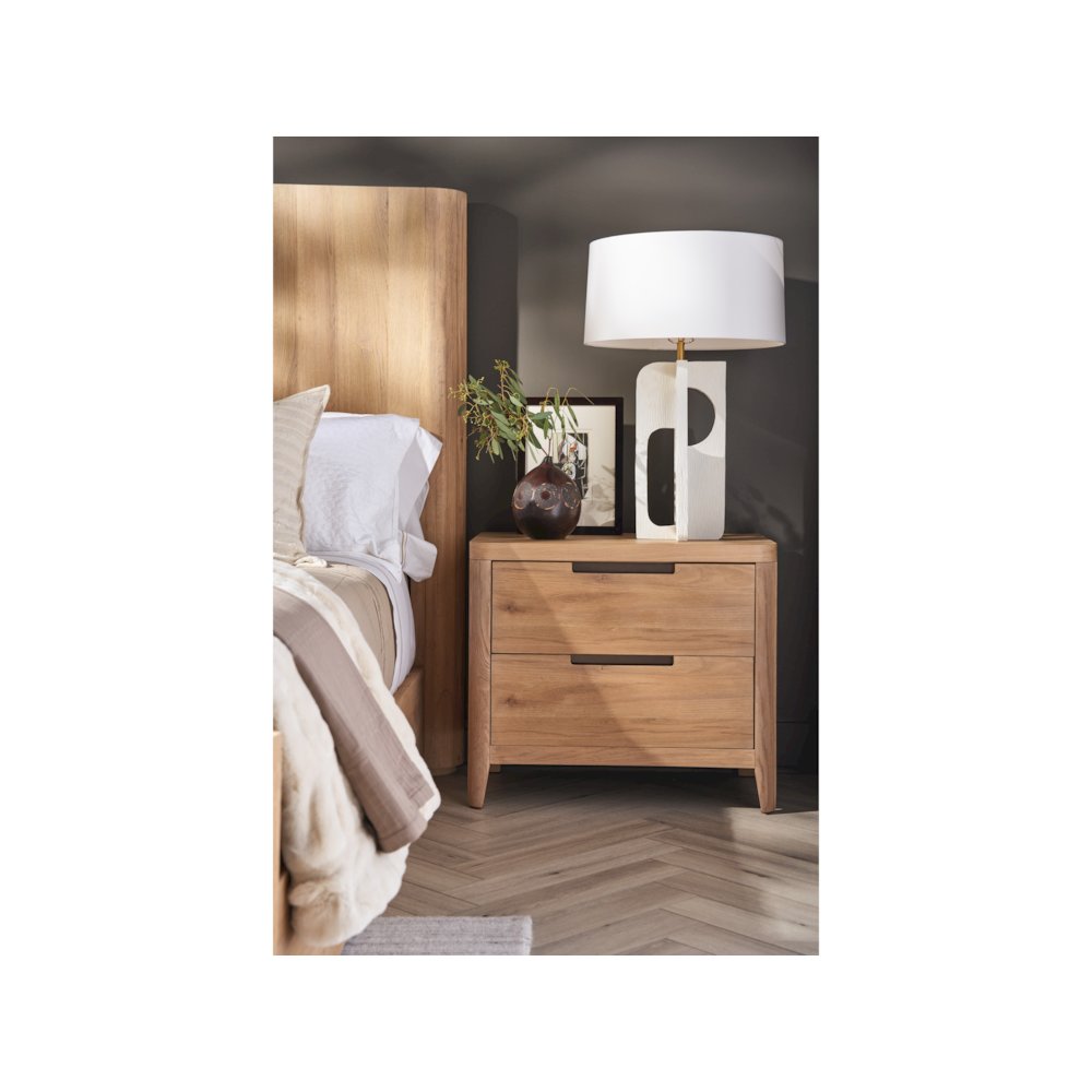 Walker Nightstand In Organic Natural Oak Color