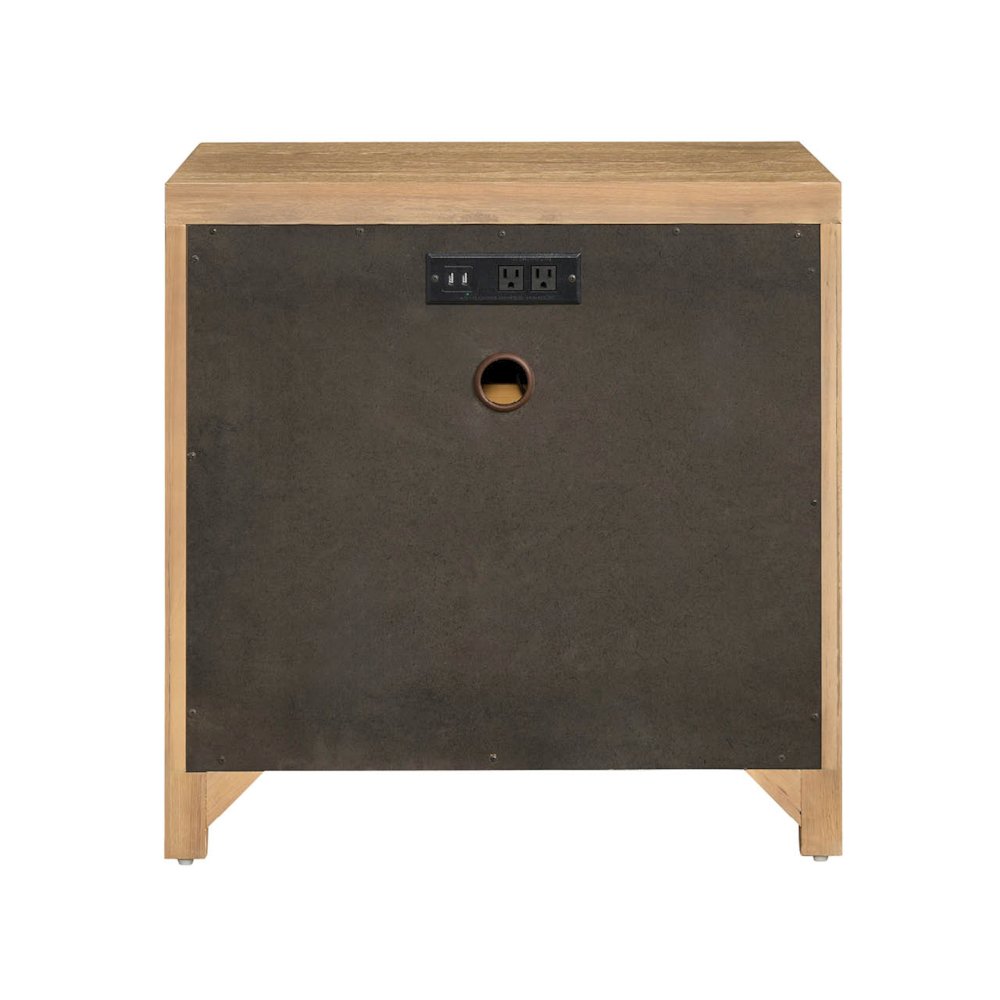 Carmen Three Drawer Nightstand in Skylark Color