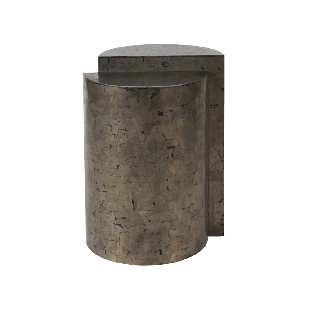Cosmo End Table In Pyrite Color