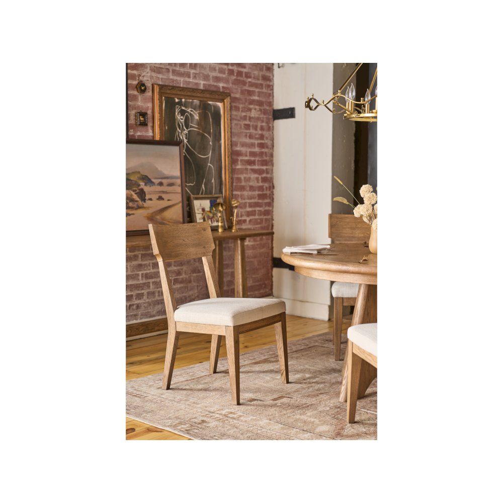 Sienna Wood Back Side Chair (Set of 2) in Sienna Color