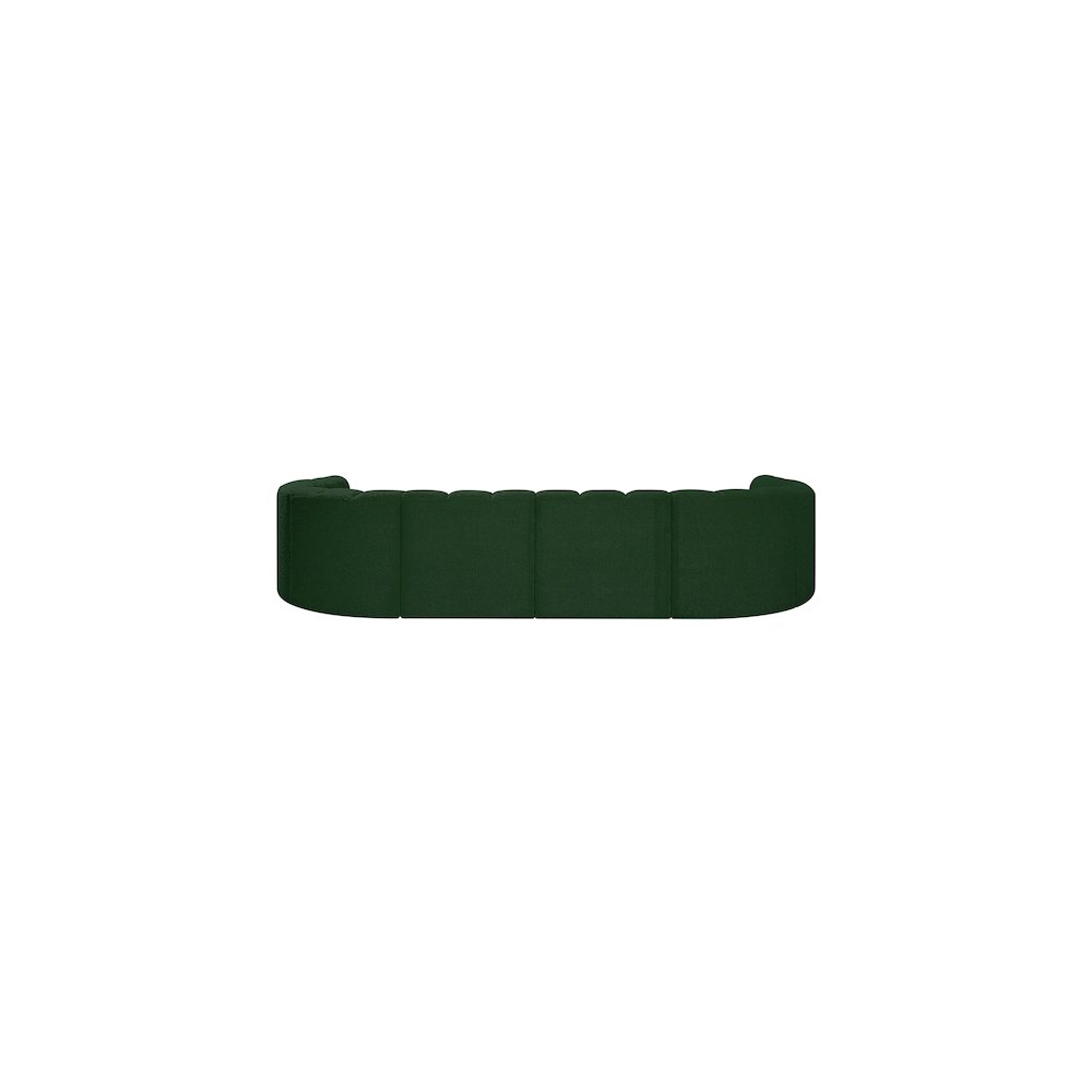 Arc Green Boucle Fabric Modular Sofa