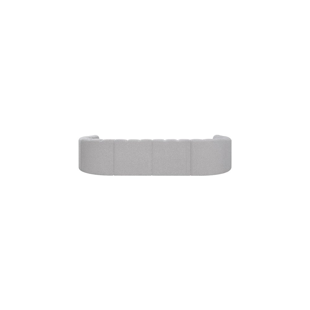 Arc Grey Boucle Fabric Modular Sofa