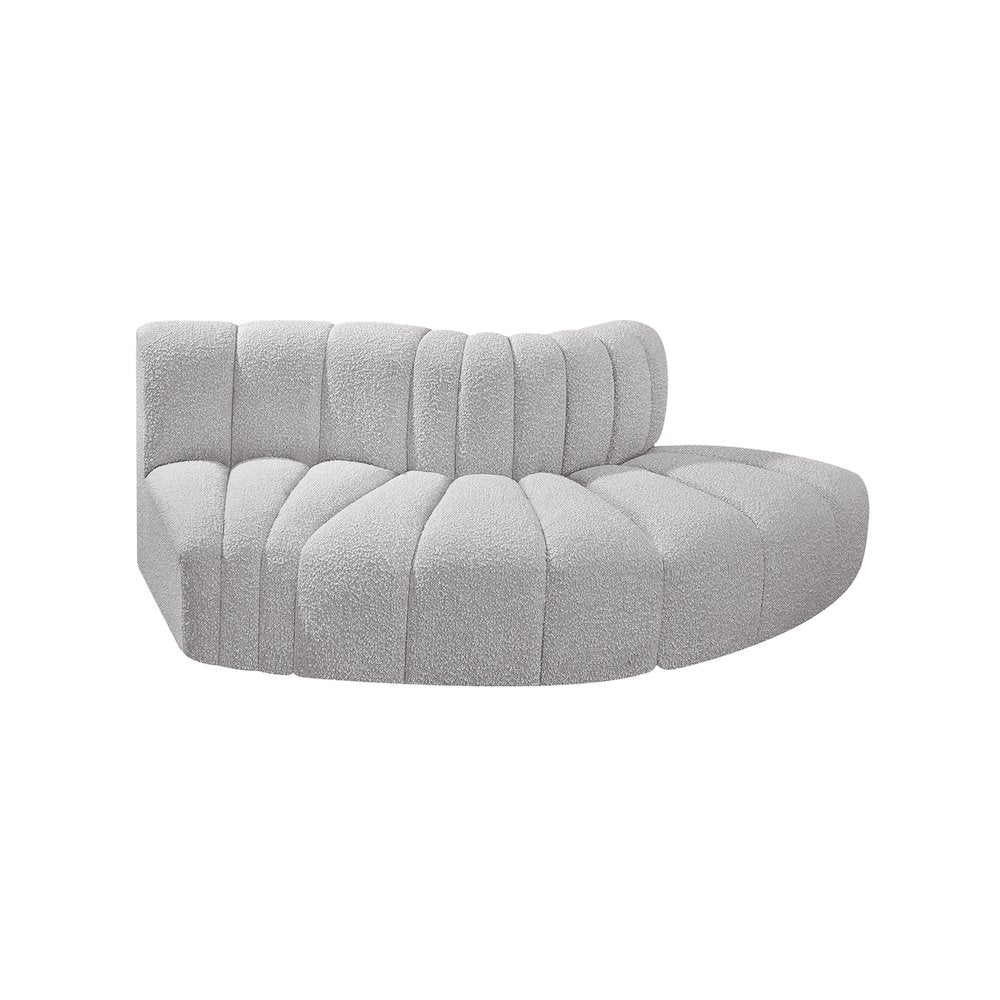 Arc Grey Boucle Fabric Modular Sofa