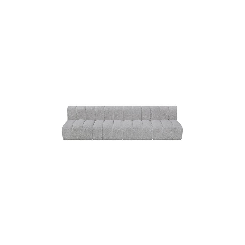 Arc Grey Boucle Fabric Modular Sofa