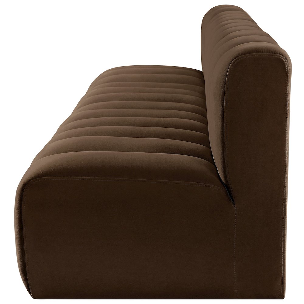 Arc Brown Velvet Modular Sofa