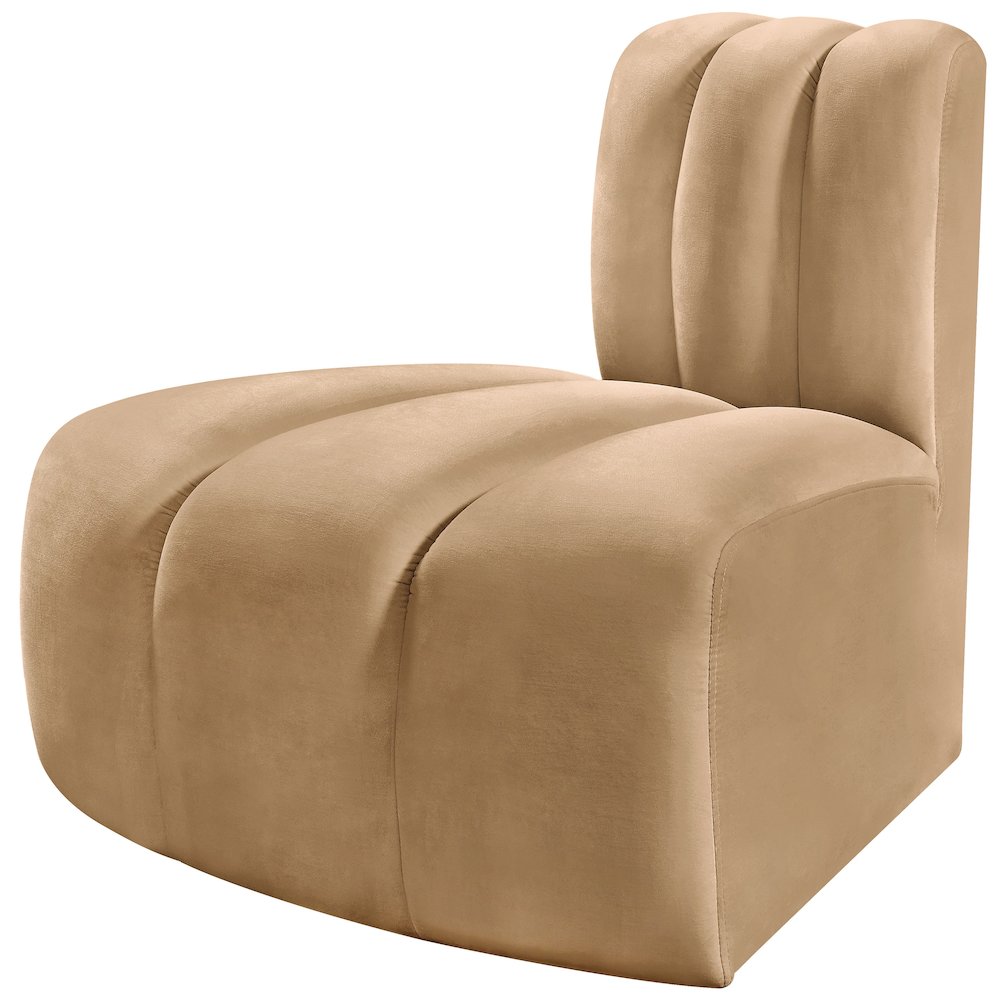 Arc Camel Velvet Reverse Corner