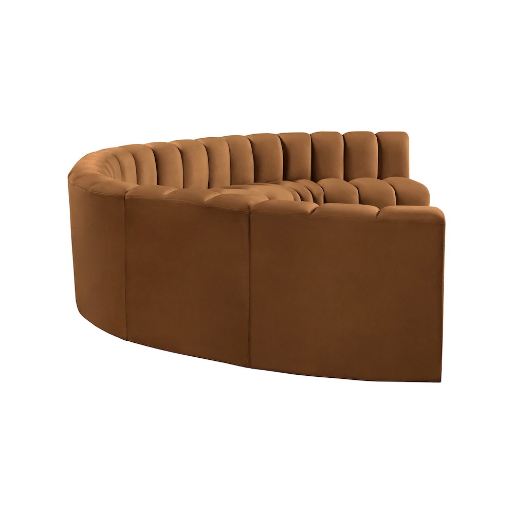 Arc Saddle Velvet Modular Sofa