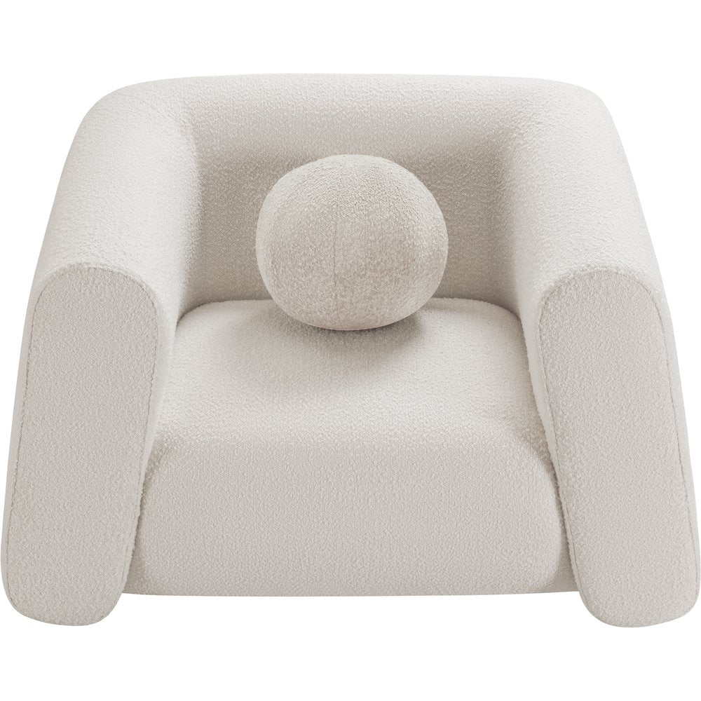 Abbington Cream Boucle Fabric Chair