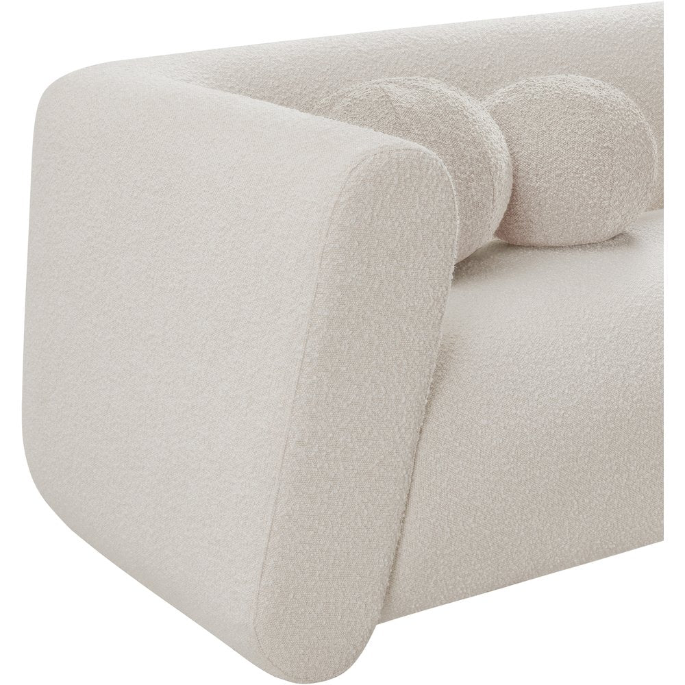 Abbington Cream Boucle Fabric Sofa