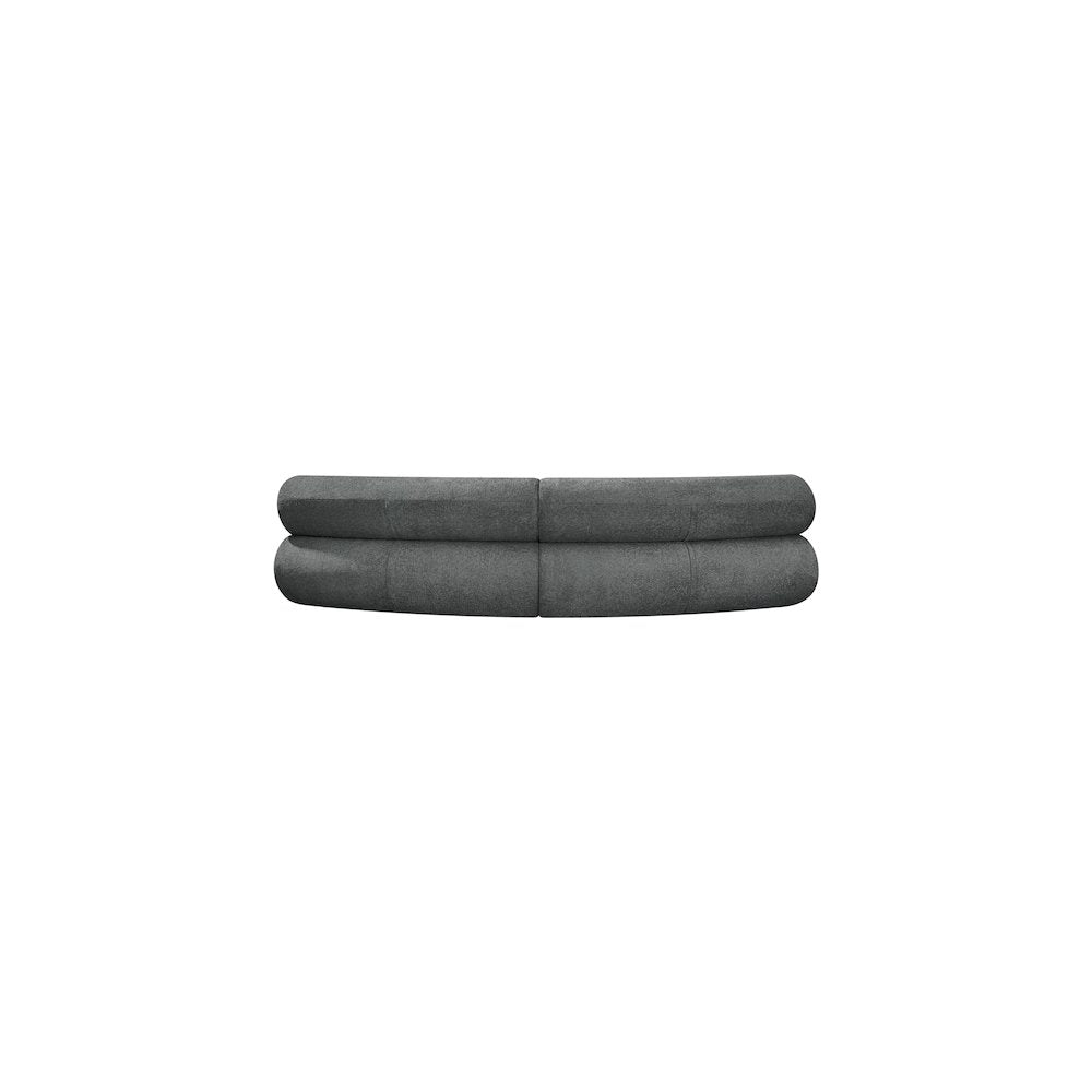 Bale Grey Chenille Fabric Modular Sofa