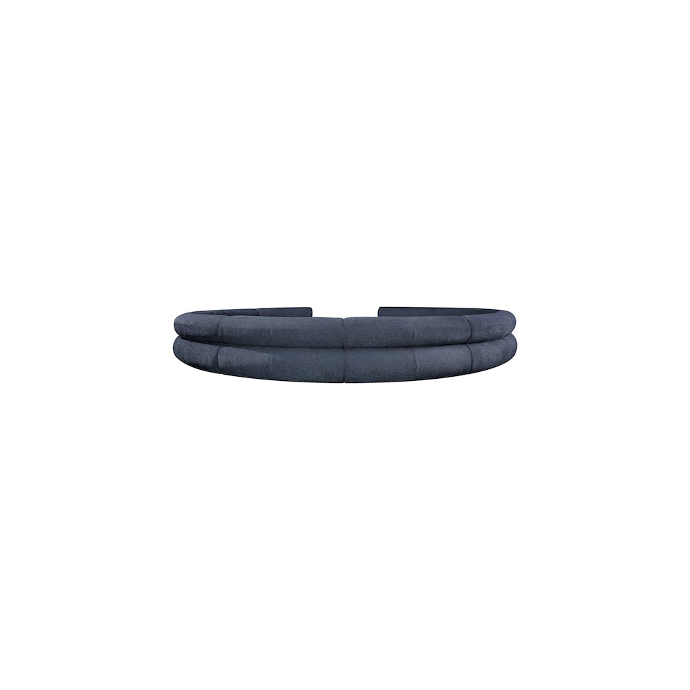 Bale Navy Chenille Fabric Modular Sofa