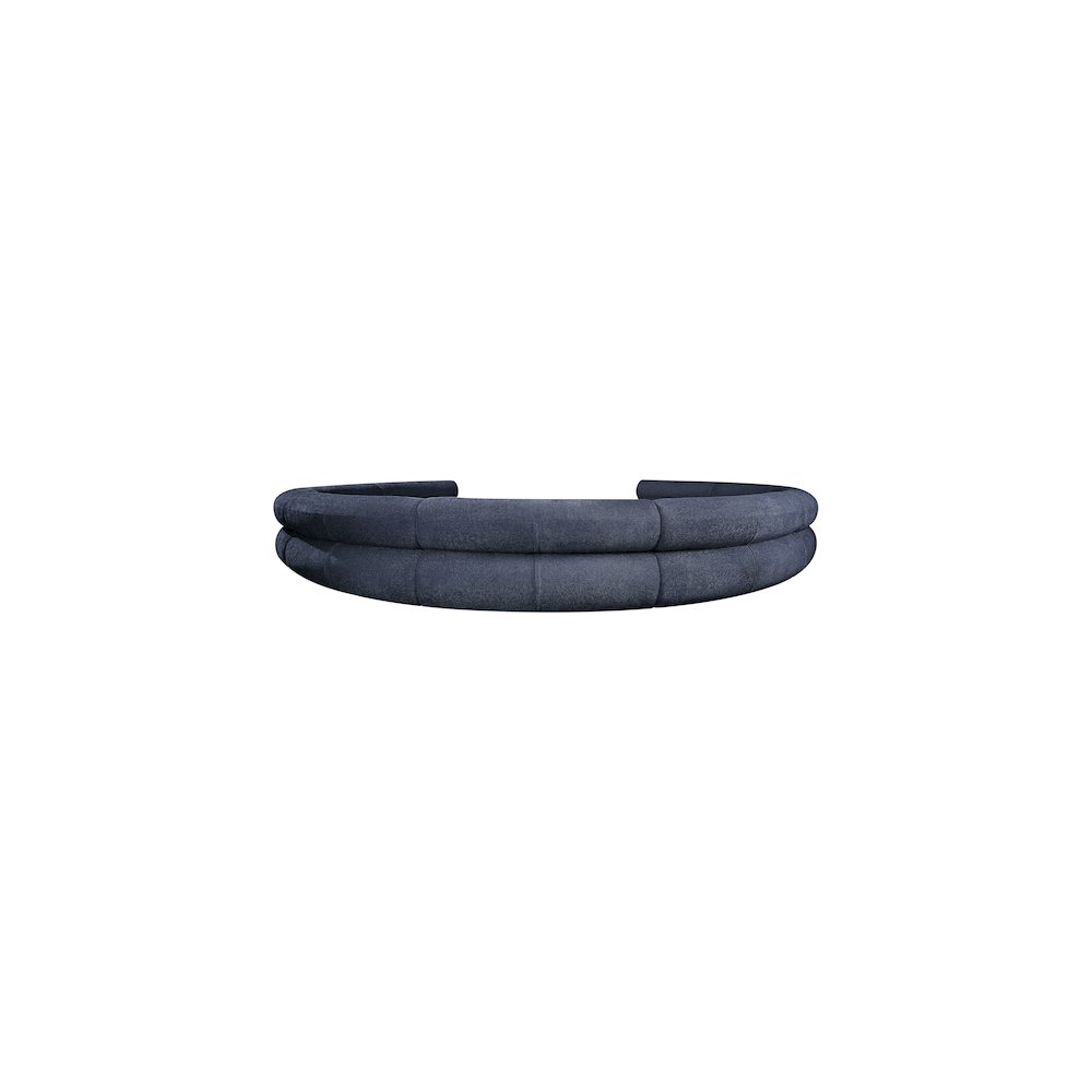 Bale Navy Chenille Fabric Modular Sofa