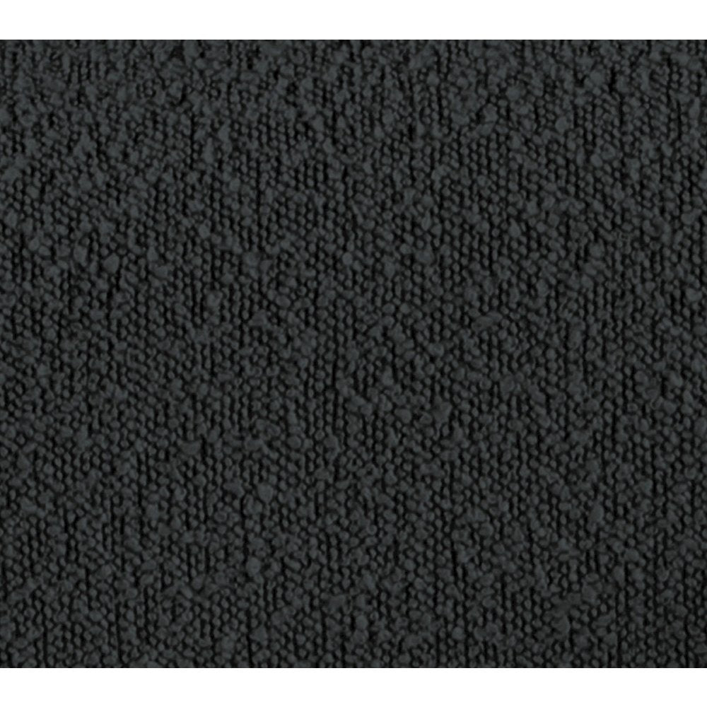 Venti Black Boucle Fabric Loveseat