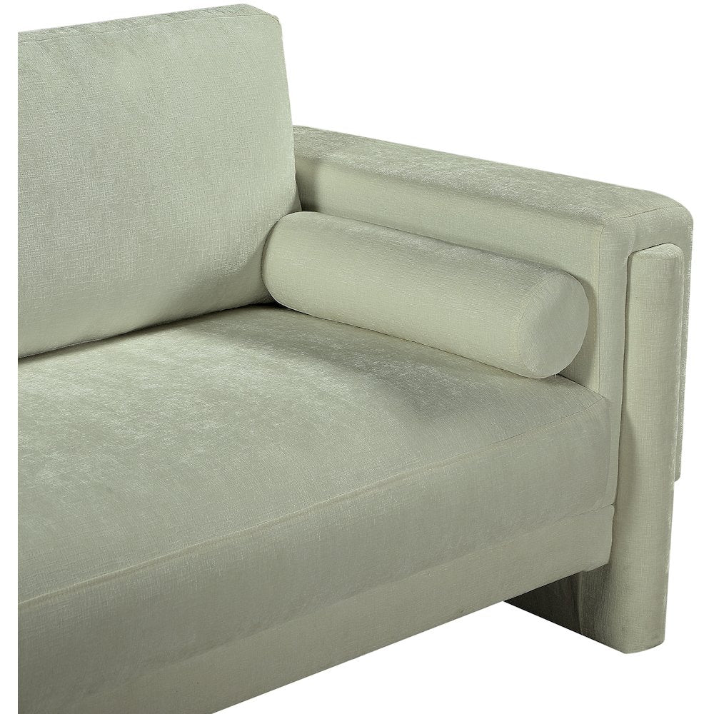 Madeline Mint Chenille Fabric Chair