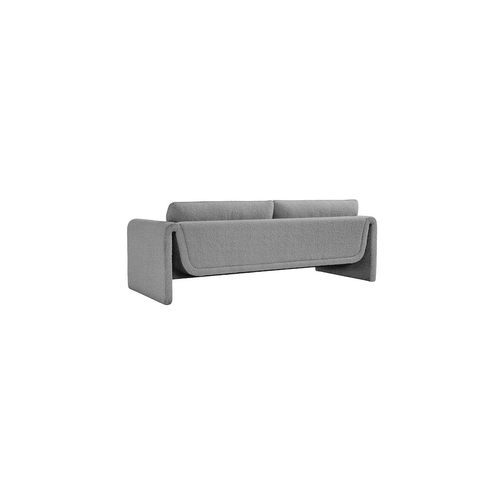 Stylus Grey Boucle Fabric Sofa