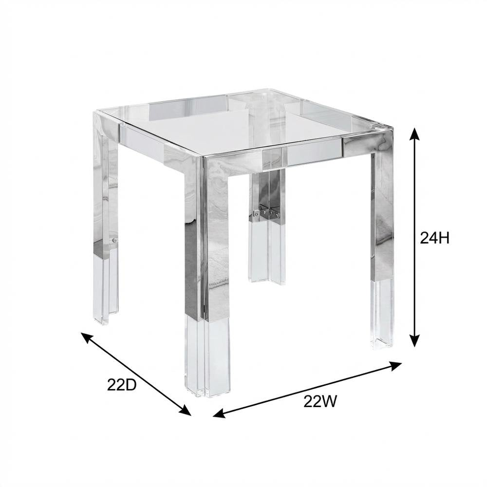 Contemporary End Table with Modern Design for Living Room Use