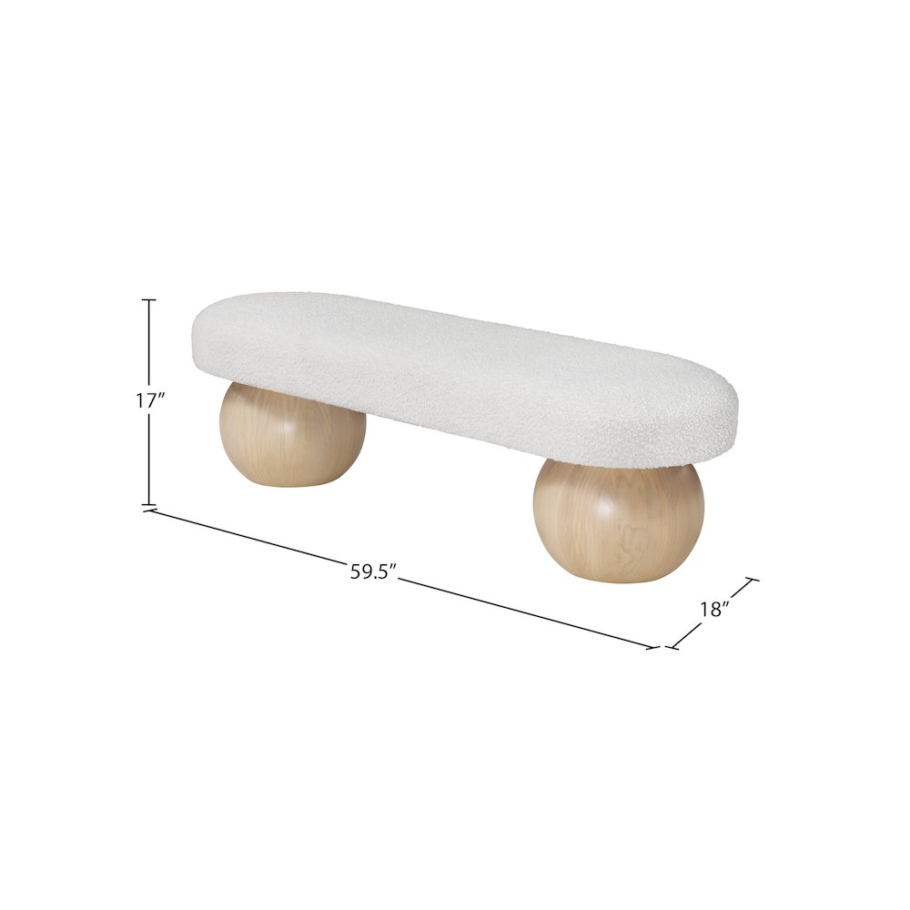 Bowie Cream Bench