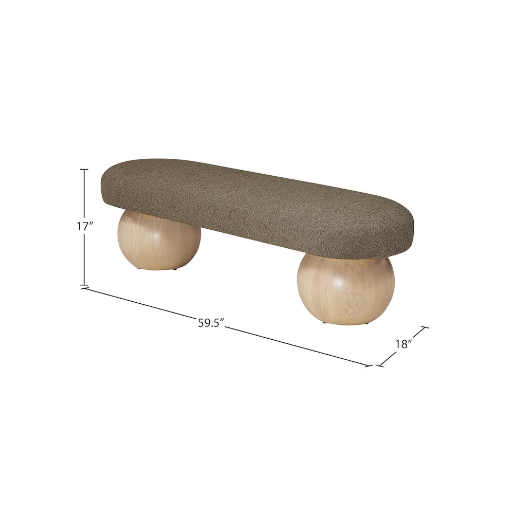 Bowie Olive Bench