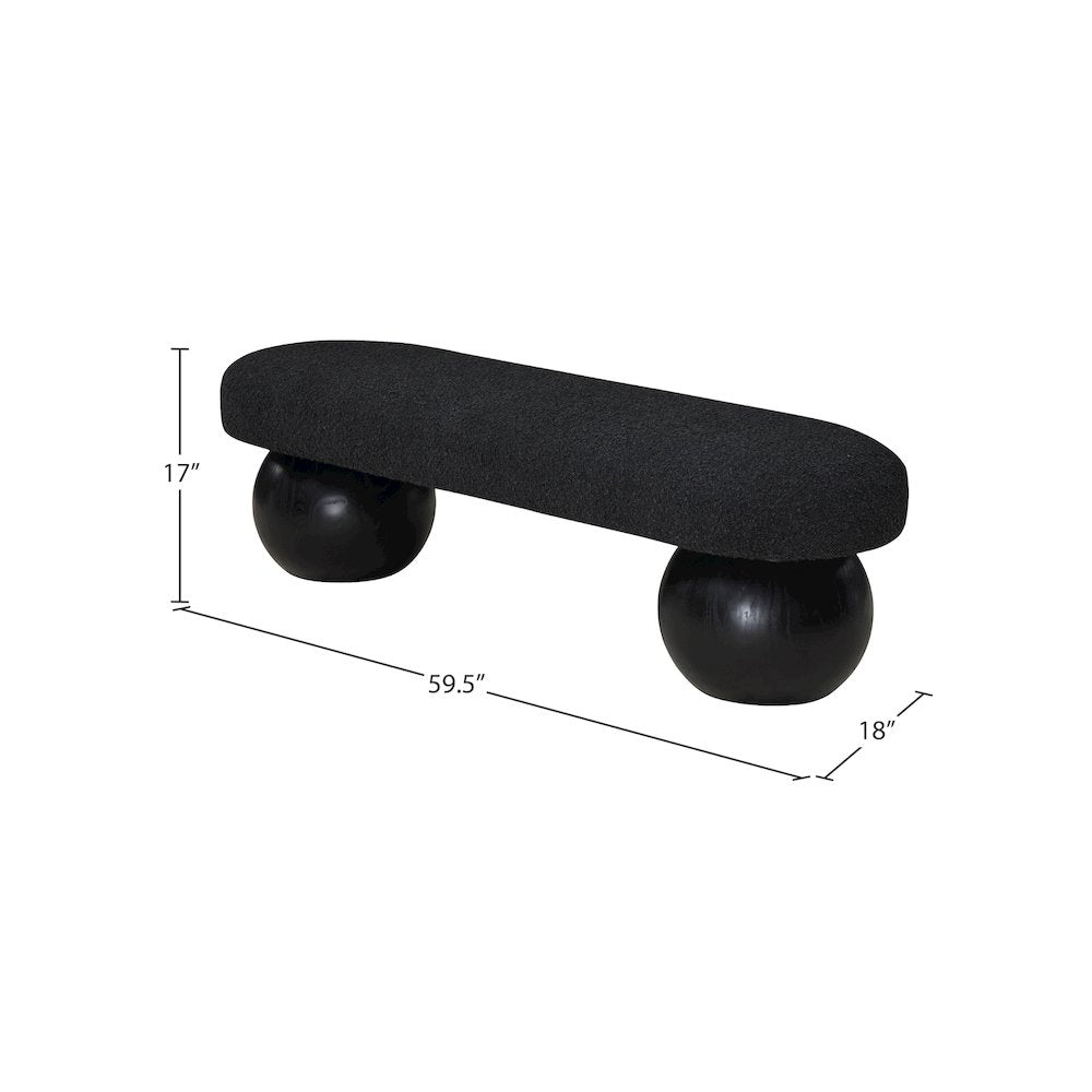 Bowie Black Bench