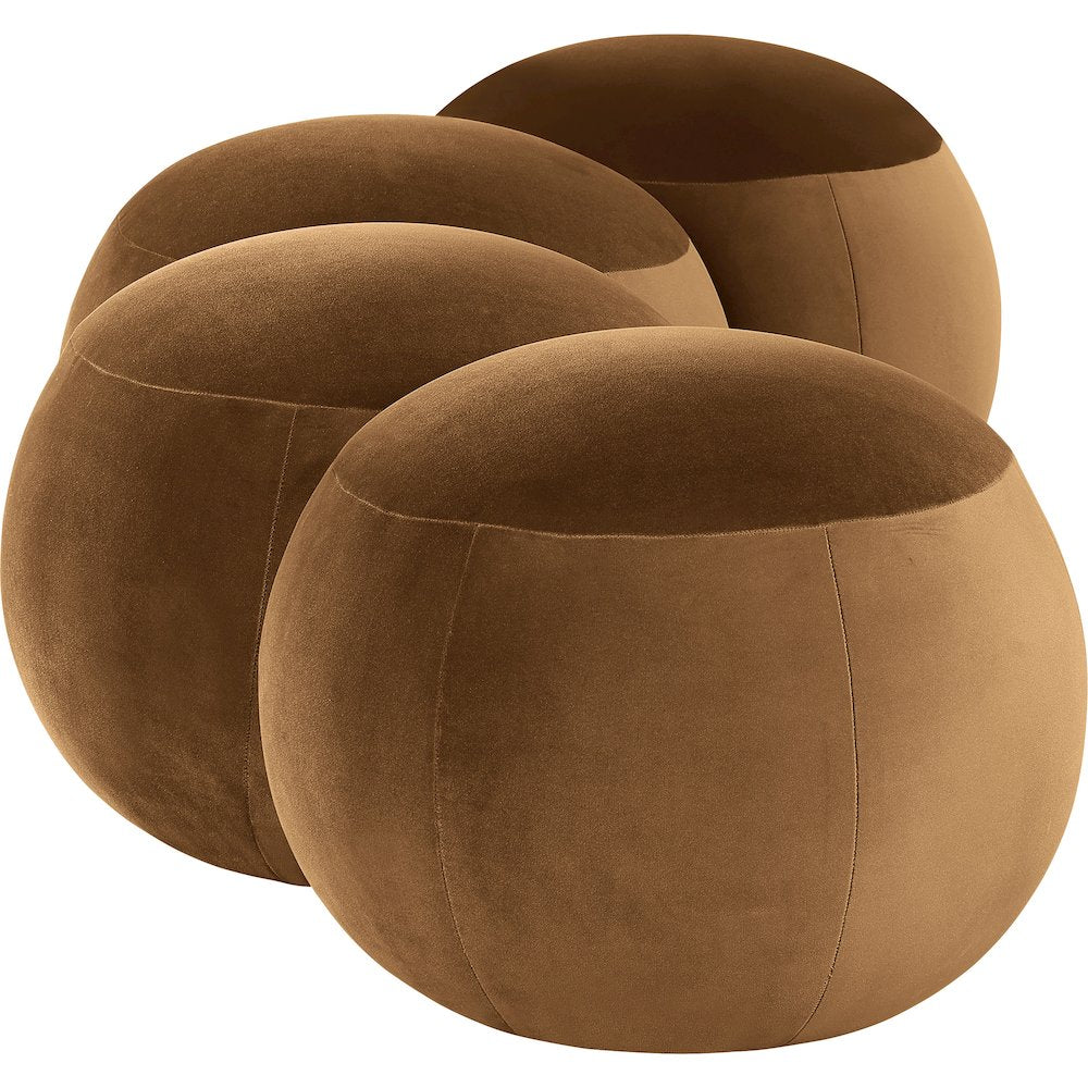 Apollo Saddle Velvet Bench