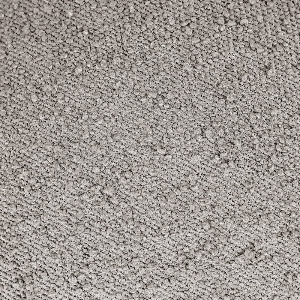 Apollo Taupe Boucle Fabric Bench