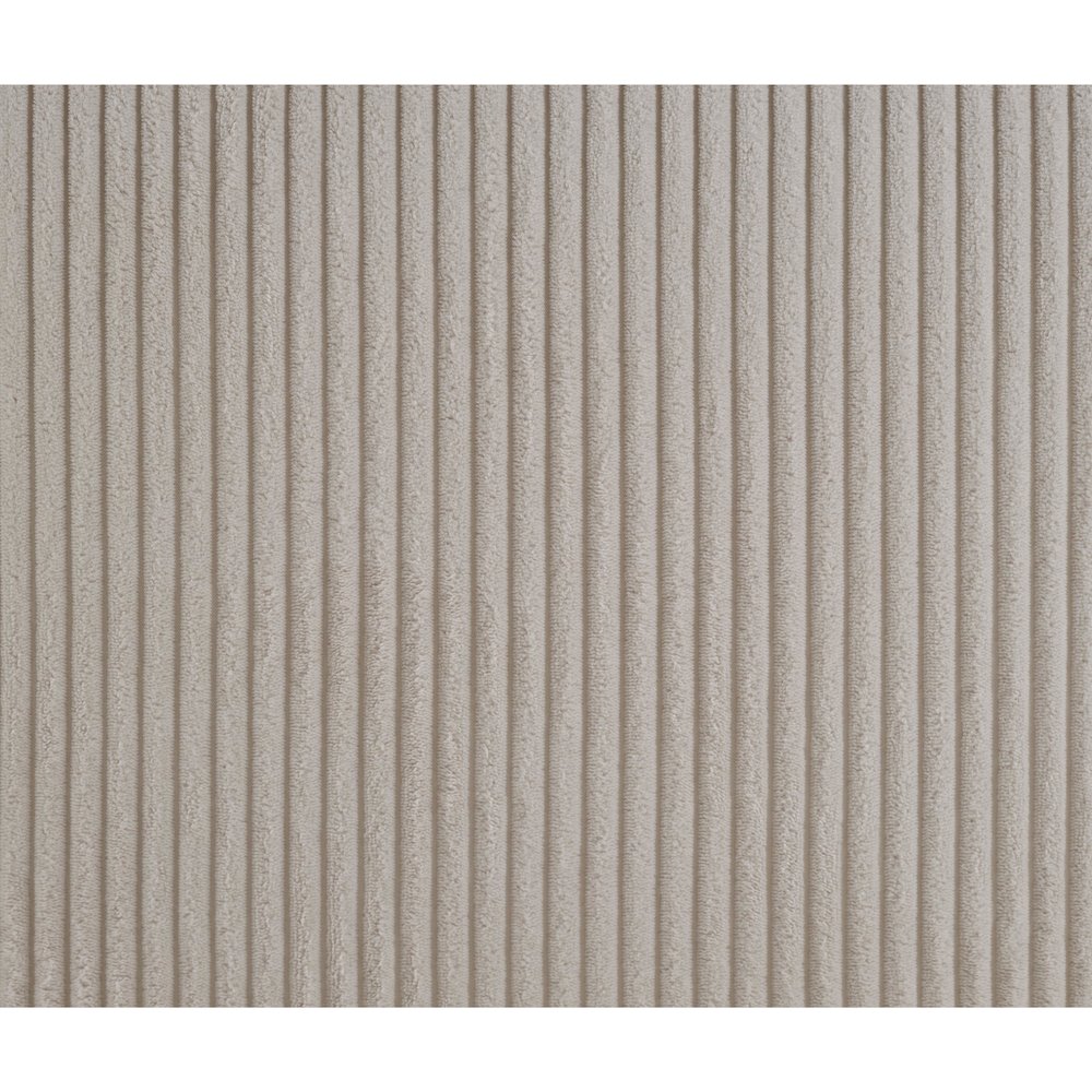 Willow Beige Corduroy Fabric Bench