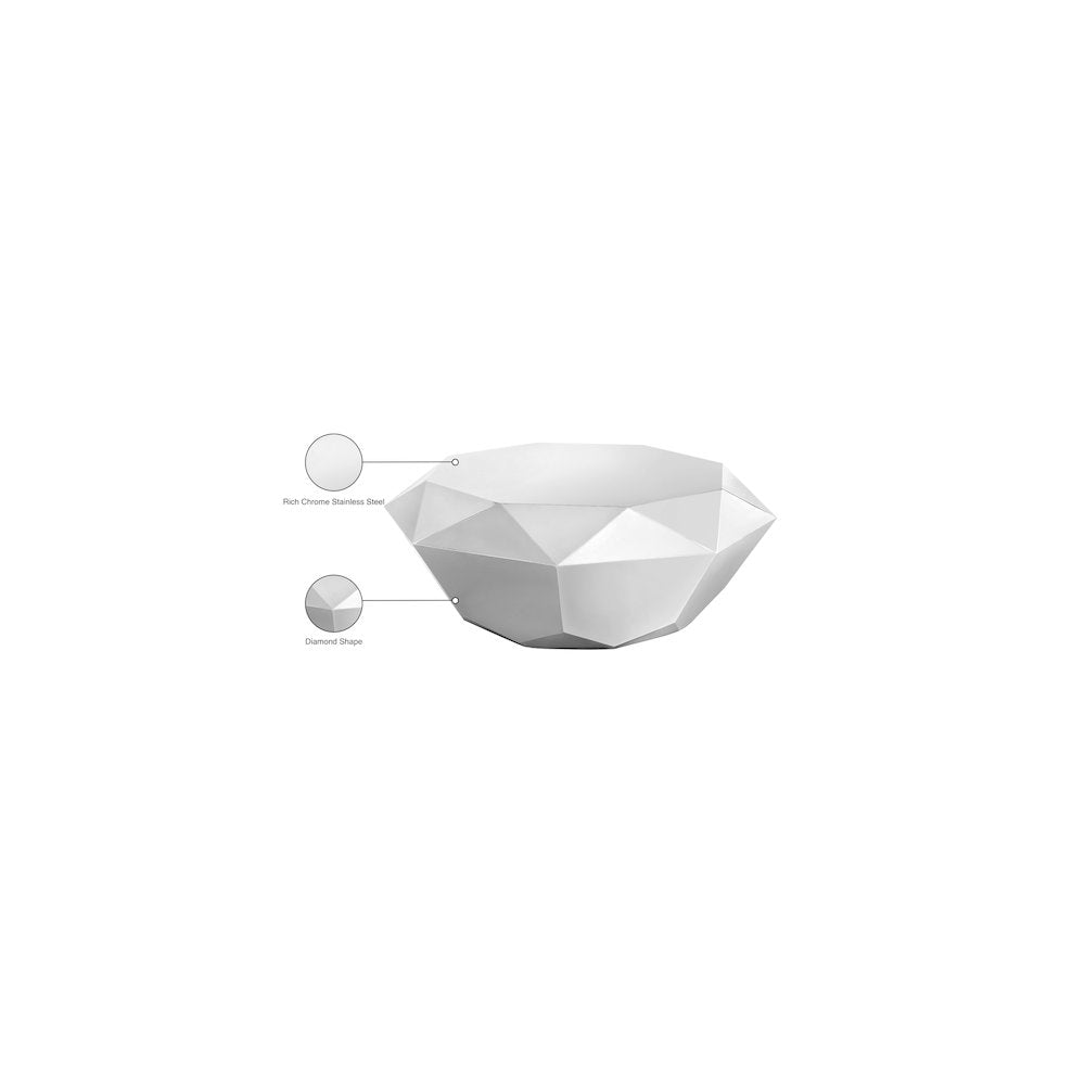 Gemma Silver Coffee Table