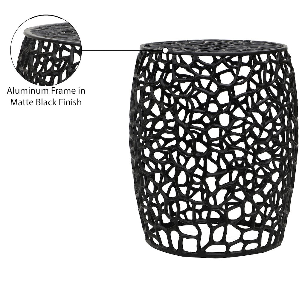 Priya Black End Table