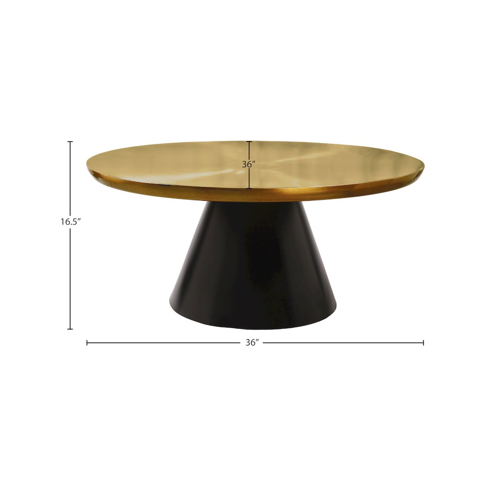 Martini Gold Iron Coffee Table
