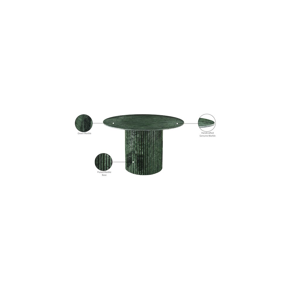 Genoa Green Dining Table