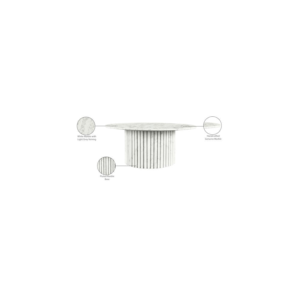 Genoa White Coffee Table