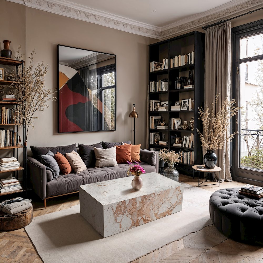 Bolzano Cream Marble Coffee Table