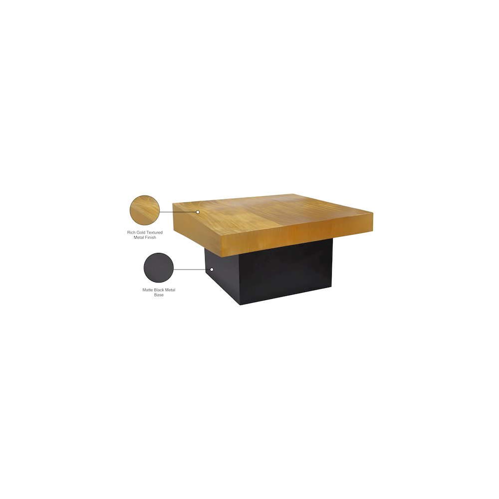Palladium Gold Coffee Table